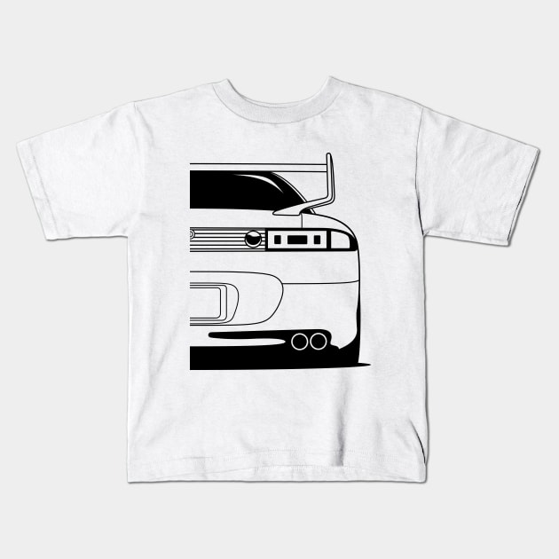 3KGT Rear JDM Kids T-Shirt by GoldenTuners